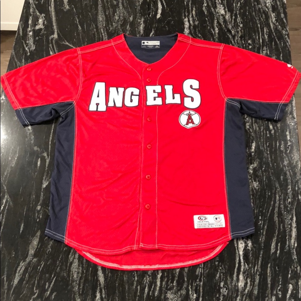 Los Angeles Angels True Fan Baseball Jersey